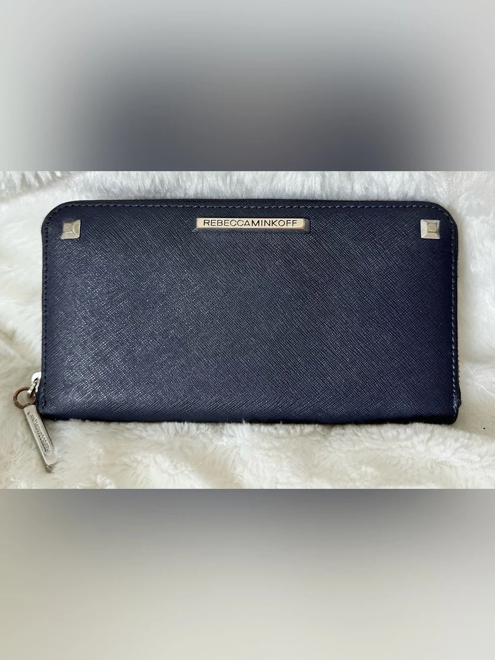 Rebecca Minkoff Saffiano Ada Zip Wallet/Clutch
